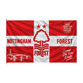 Nottingham Forest Double-Sided Supporters Flag — "Come On You Reds"