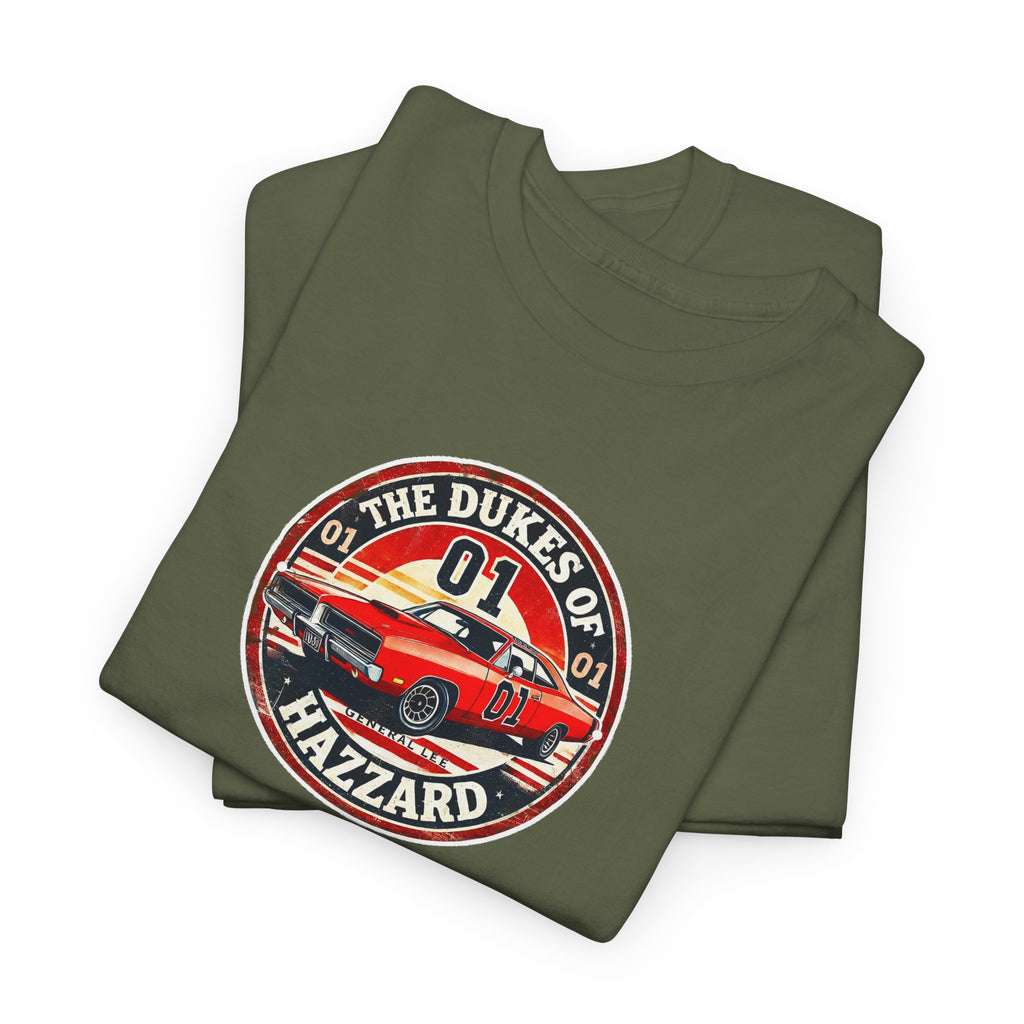 Dukes of Hazzard '01' Car Logo Cotton T-Shirt