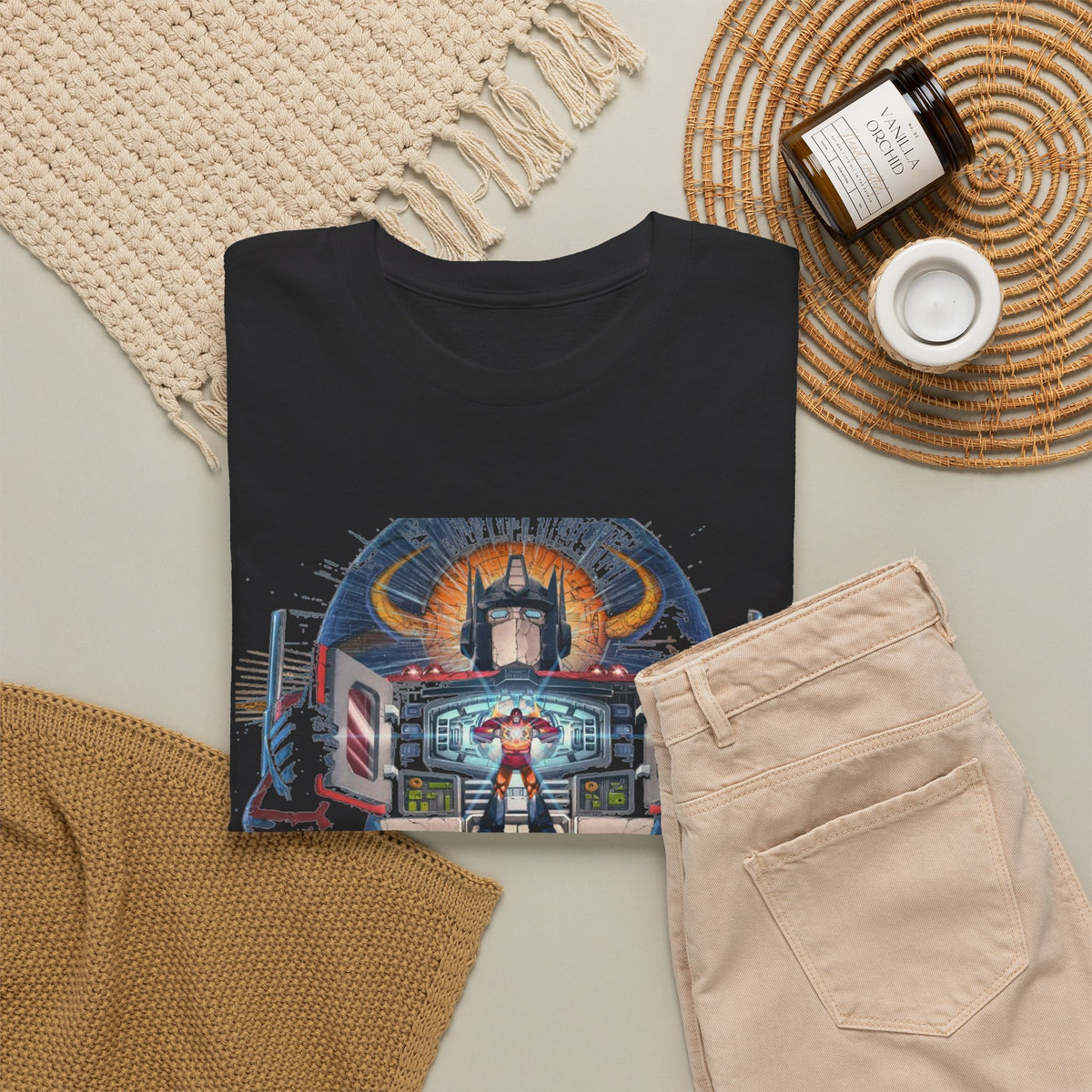 Retro Sci‑Fi Robot Tee — 'Transformers The Movie' Vintage Style T‑Shirt