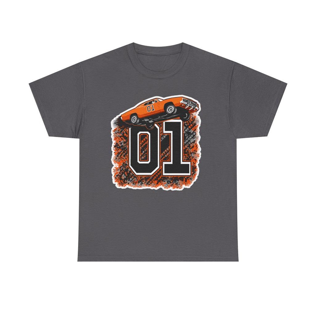 Dukes of Hazzard Inspired Race Car '01' Graphic Tee