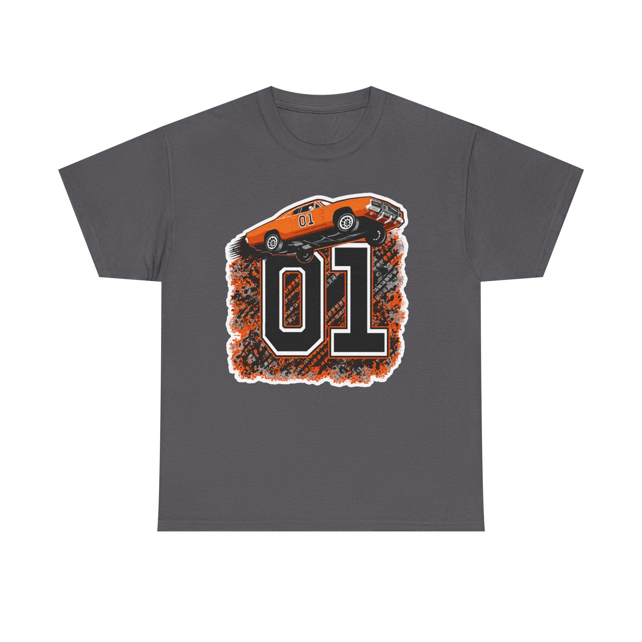 Dukes of Hazzard Inspired Race Car '01' Graphic Tee