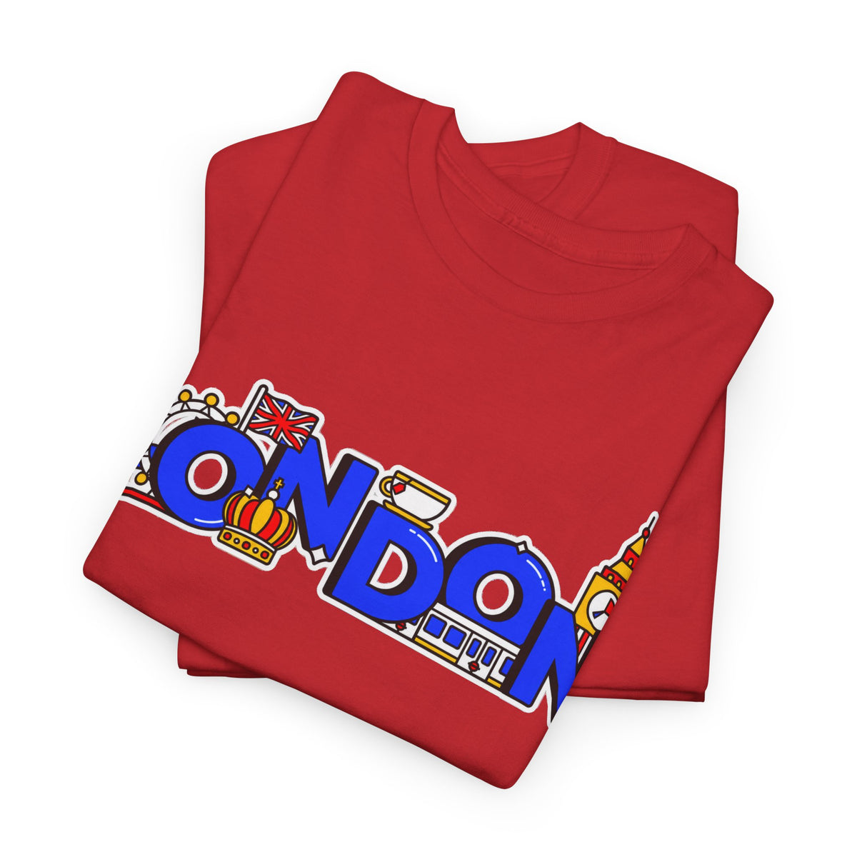 London Cityscape Tee — Illustrated London Landmarks Shirt