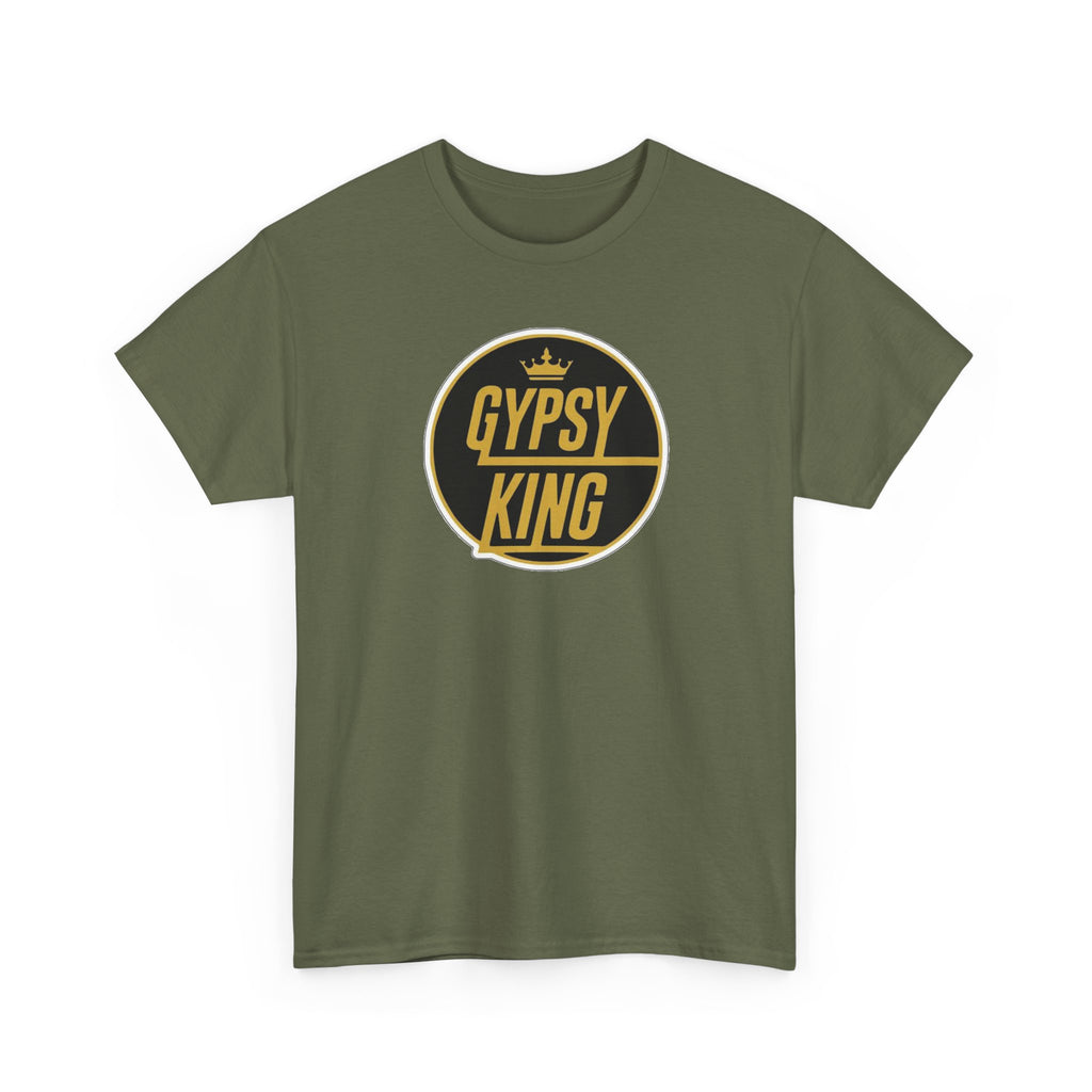 Gypsy King Graphic Tee — Retro Black & Gold Crown Logo T‑Shirt