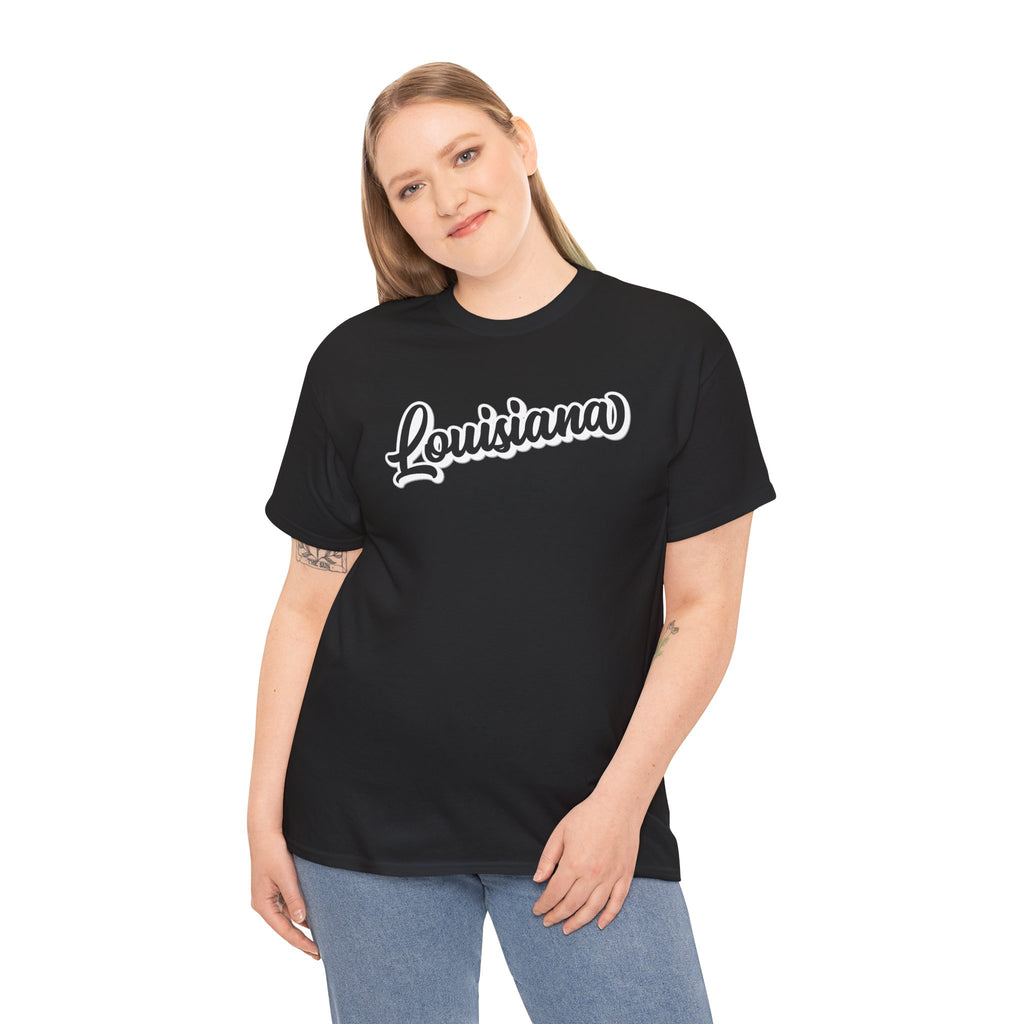 Louisiana Script Cotton T-Shirt