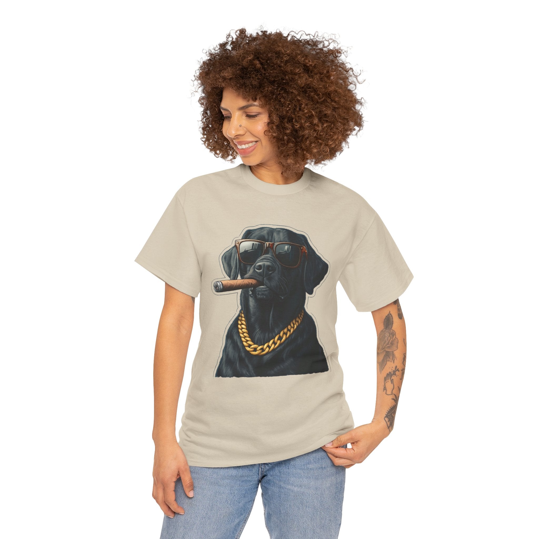 Cool Rottweiler Smoking Cigar Graphic Tee — Dog Lover Streetwear