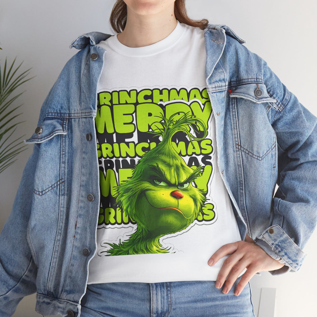 Grinchmas Merry Grinch Christmas Cotton T-Shirt / Tee