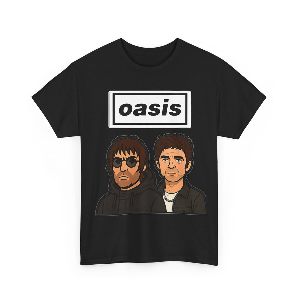 Oasis Inspired Unofficial Band Logo Tee — 'oasis' Graphic T-Shirt