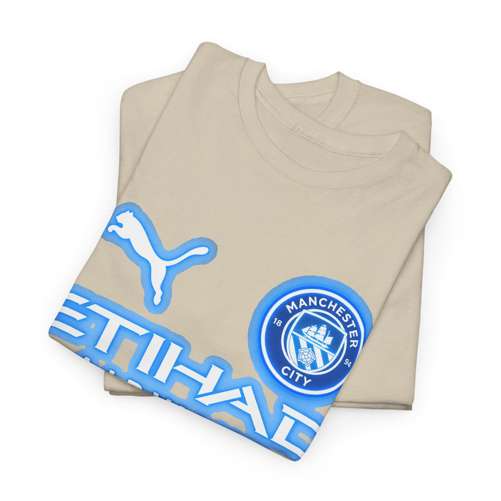 Manchester City Inspired Etihad Airways Logo Tee