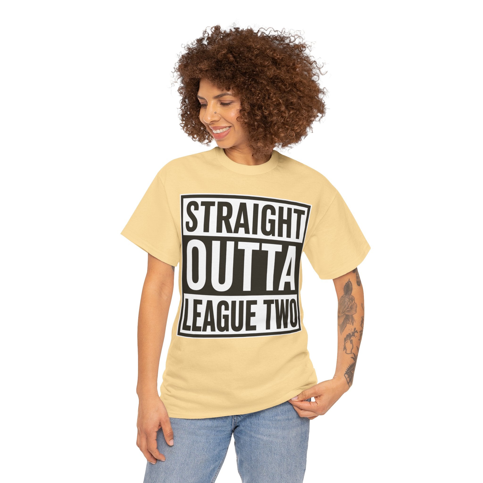 Straight Outta League Two T-Shirt — Football Fan Shirt