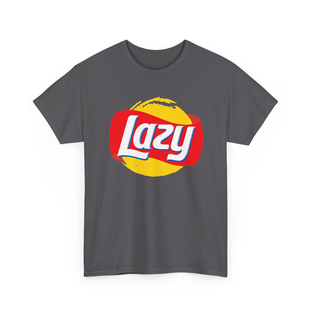 Lazy Logo T‑Shirt — Retro Snack-Inspired Graphic Tee