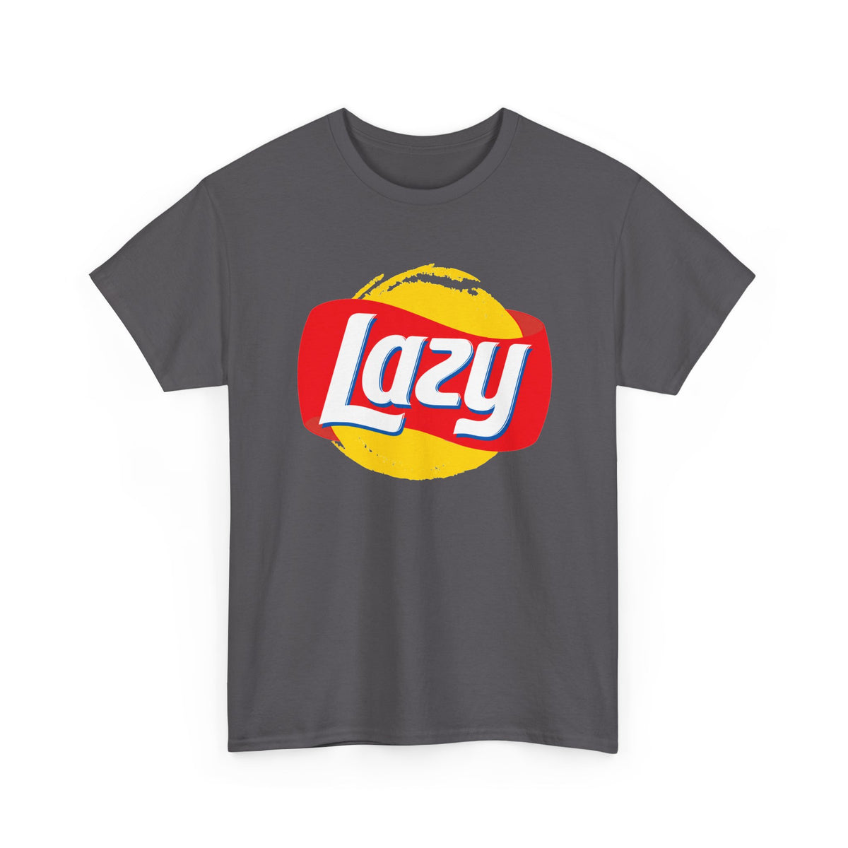 Lazy Logo T‑Shirt — Retro Snack-Inspired Graphic Tee