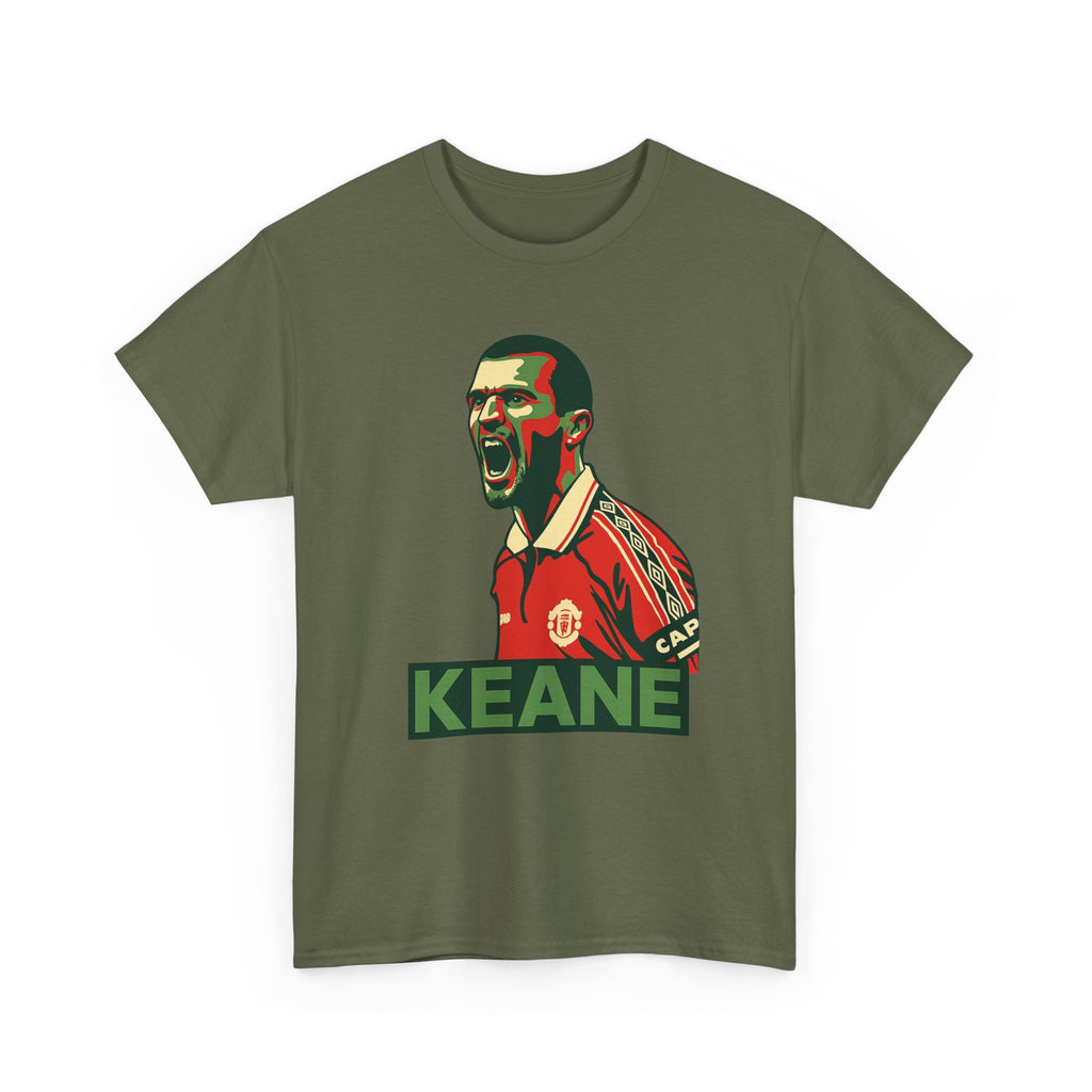 Roy Keane Retro Soccer Tee - Iconic Football Legend Graphic Shirt