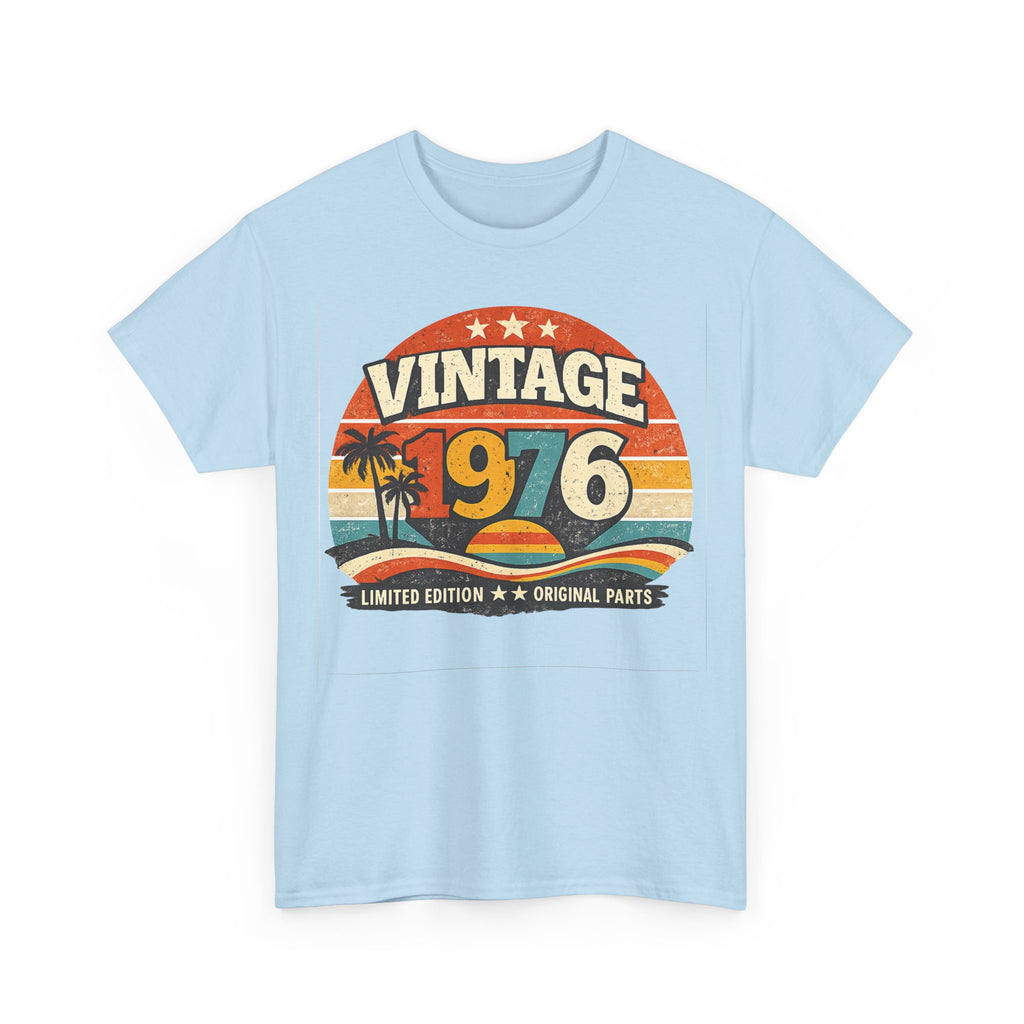 Vintage 1976 T-Shirt — Retro Beach Graphic "Vintage 1976" Birthday Tee