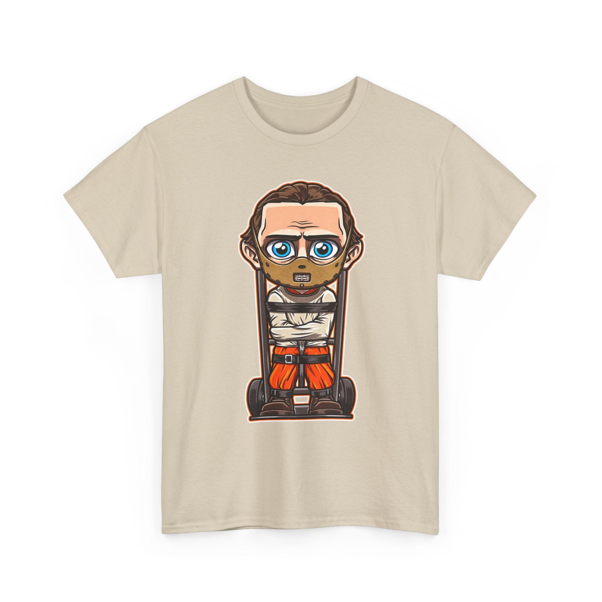 Chibi Prisoner Character Tee — Cute Cartoon Inmate Graphic T-Shirt