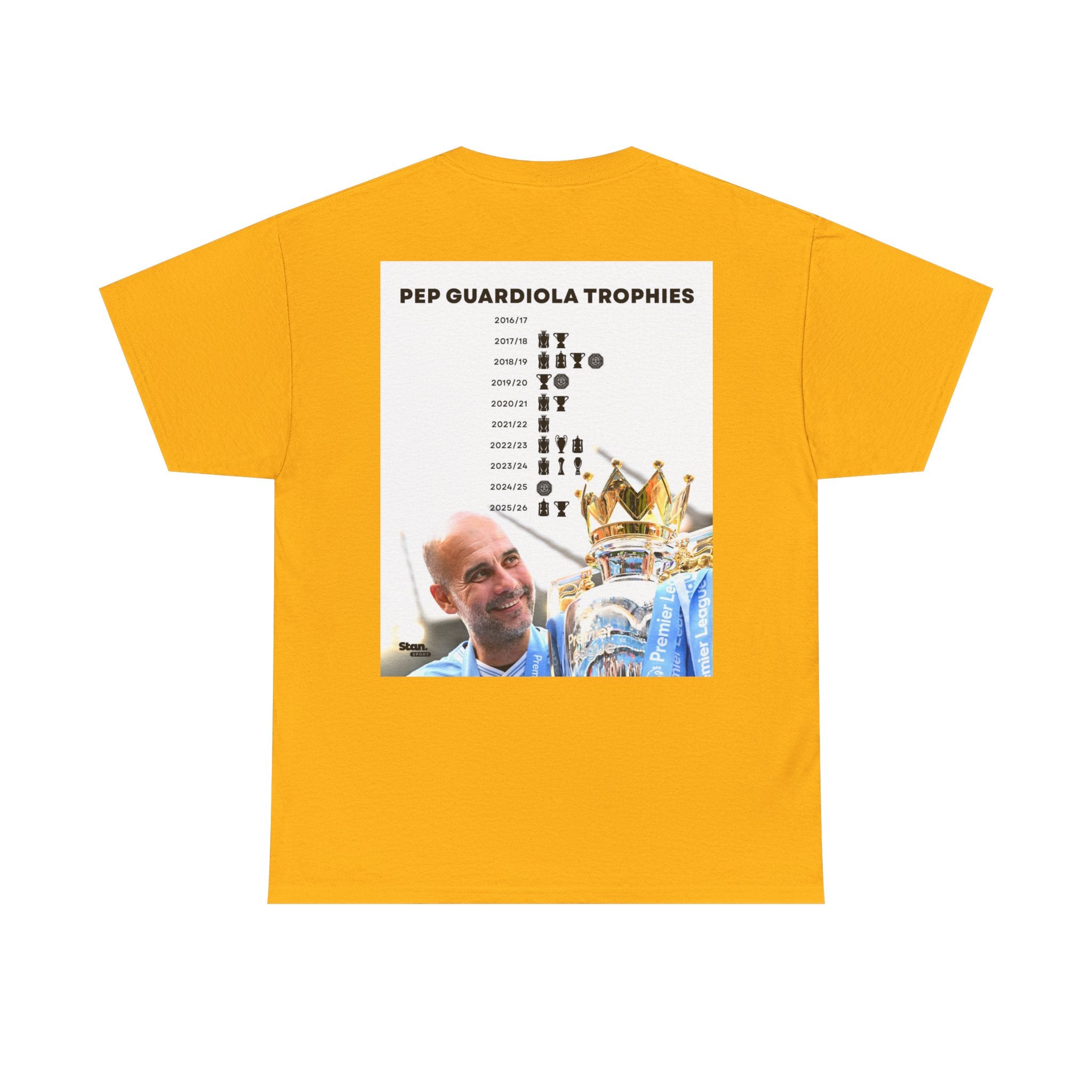 Pep Guardiola Trophies Graphic Tee