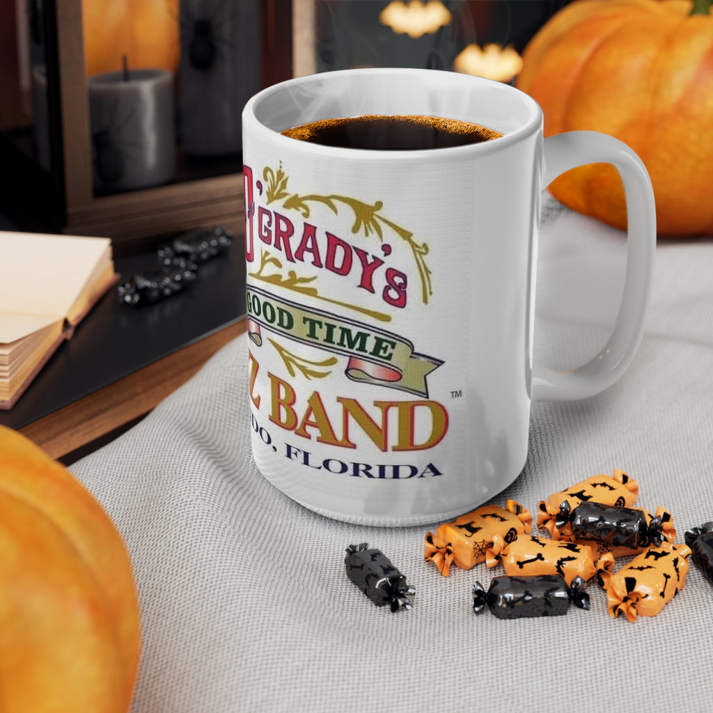 Rosie O'Grady's Jazz Band Ceramic Coffee Mug — Orlando Vintage Band Logo (11oz/15oz)