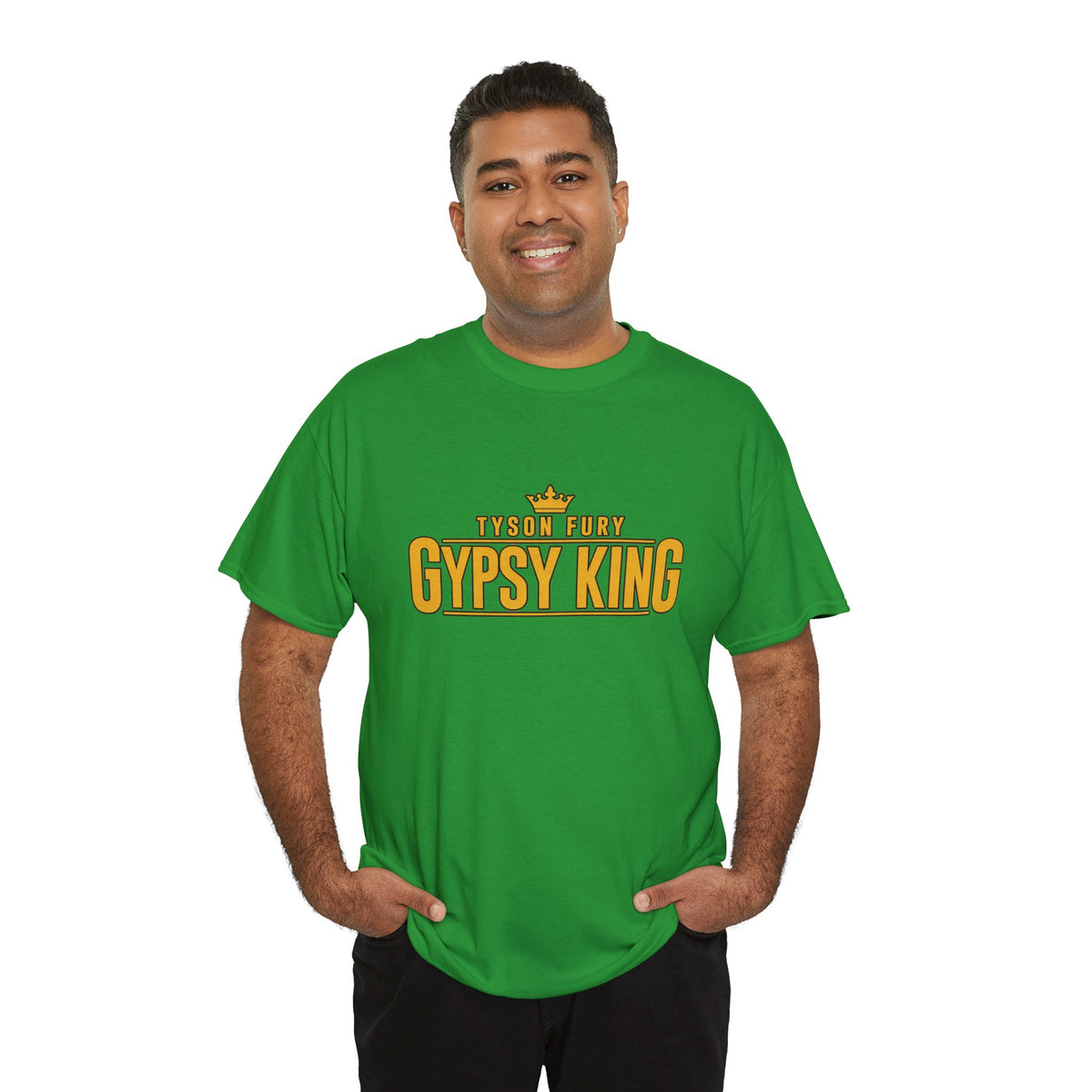 T-Shirt — "Gypsy King" Retro Crown Boxing Tribute Tee