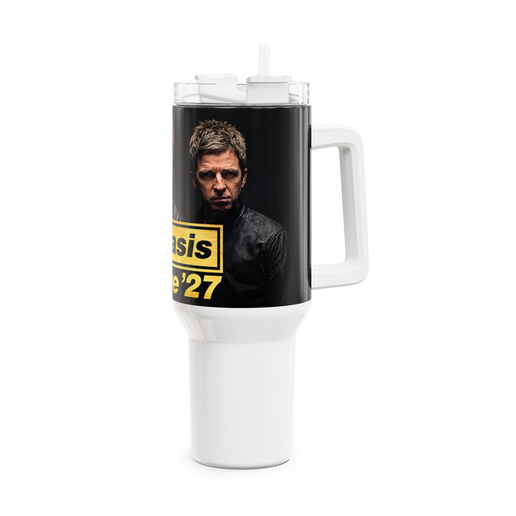 Oasis Live '27' Inspired Band Design 40oz Concert Tumbler