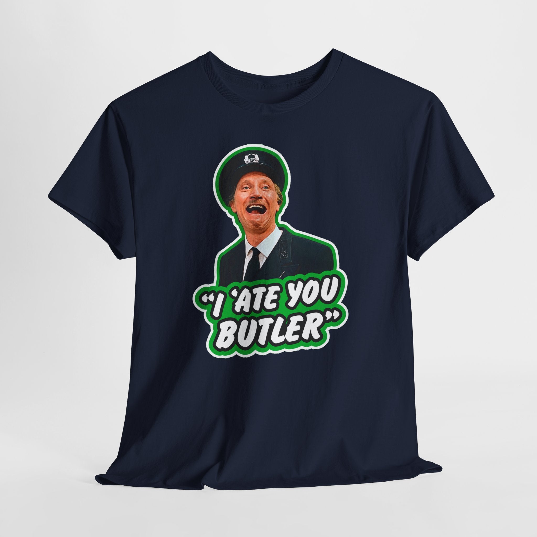 I Ate You Butler T-Shirt — Funny Retro Butler Graphic Tee