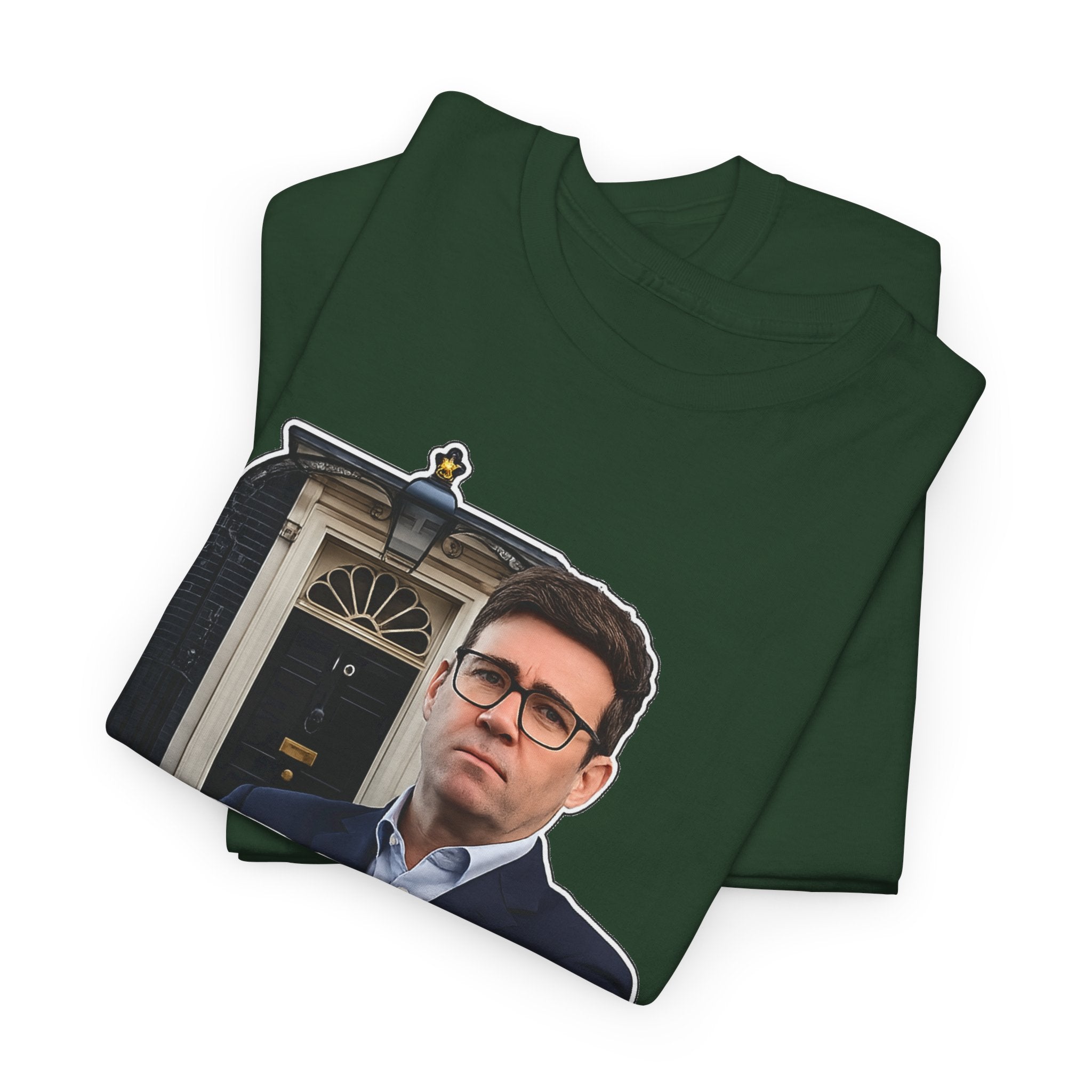 Andy Burnham Out Political Satire T‑Shirt — "Burnham Out" Protest Tee