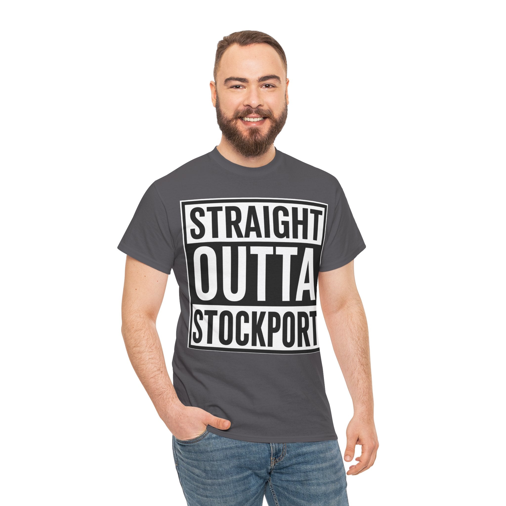 Straight Outta Stockport T-Shirt — Bold City Pride Tee