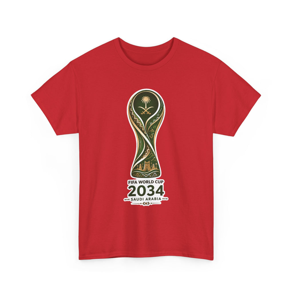 2034 FIFA World Cup Qatar 2034 Trophy Cotton T‑Shirt