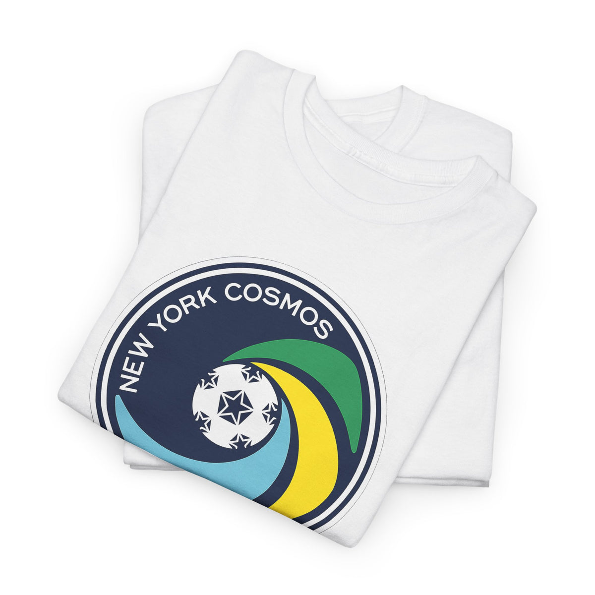 New York Cosmos Retro Logo Cotton T‑Shirt — Vintage Soccer Tee
