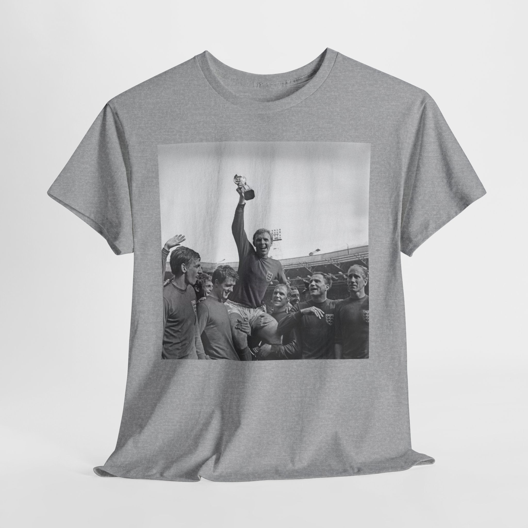 1966 World Cup Winners England Vintage Soccer Team Photo T-Shirt