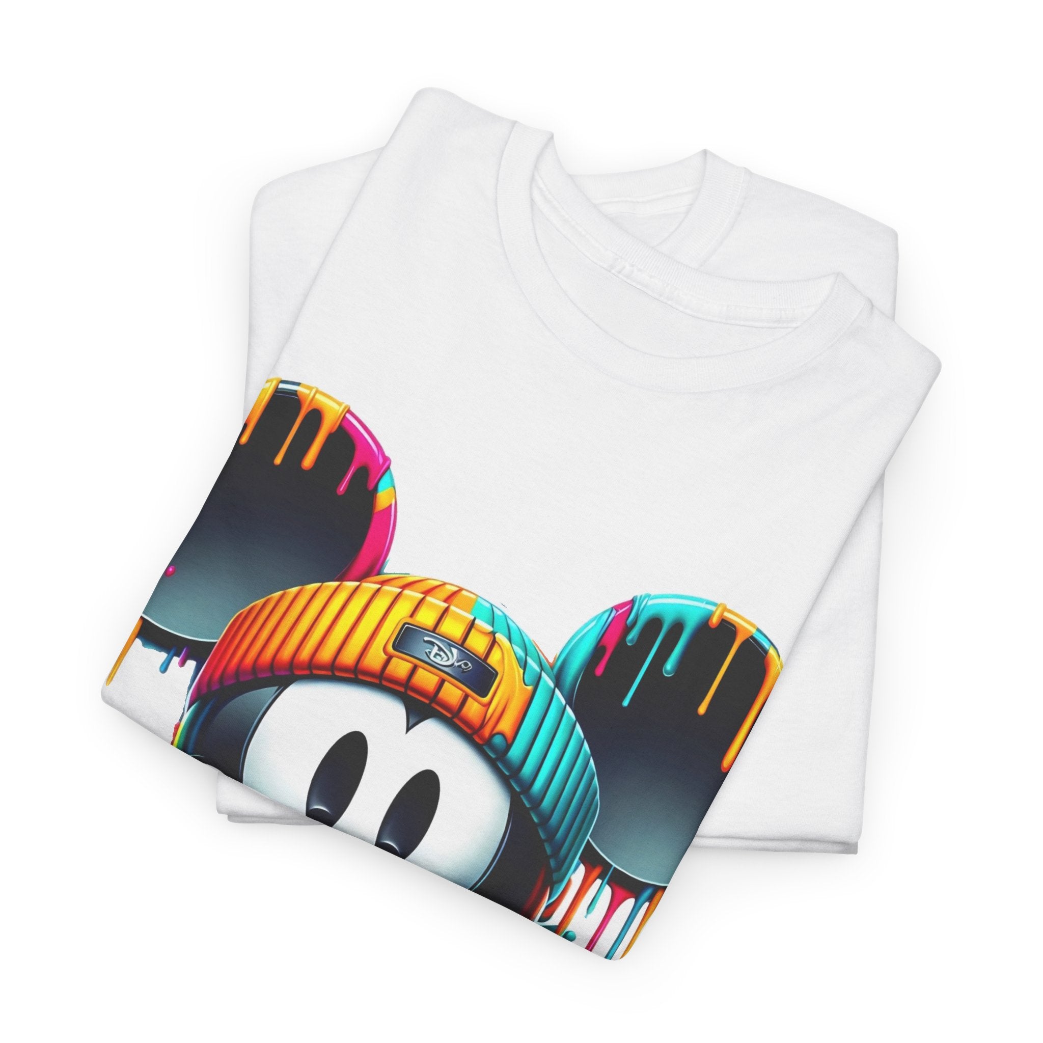 Mickey Graphic Tee — Colorful Street Art Mouse Character T-Shirt