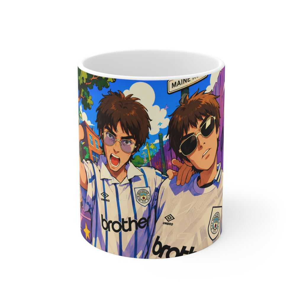 Oasis Noel & Liam Anime Ceramic Coffee Cup