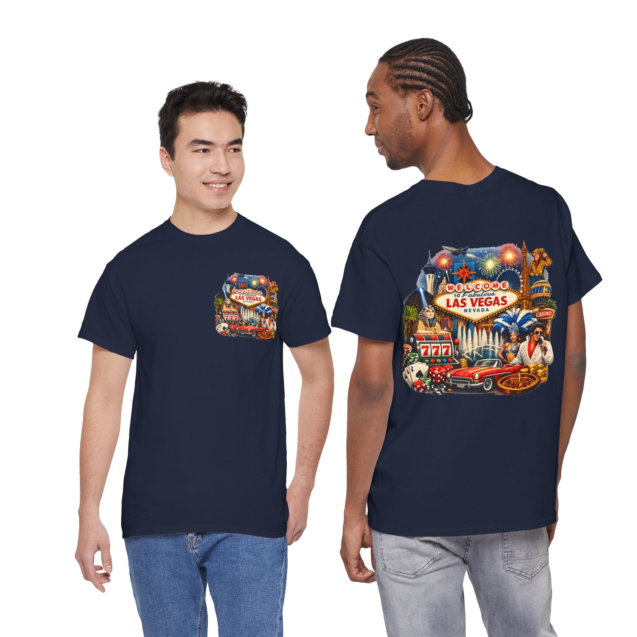 Las Vegas Vintage Collage T‑Shirt