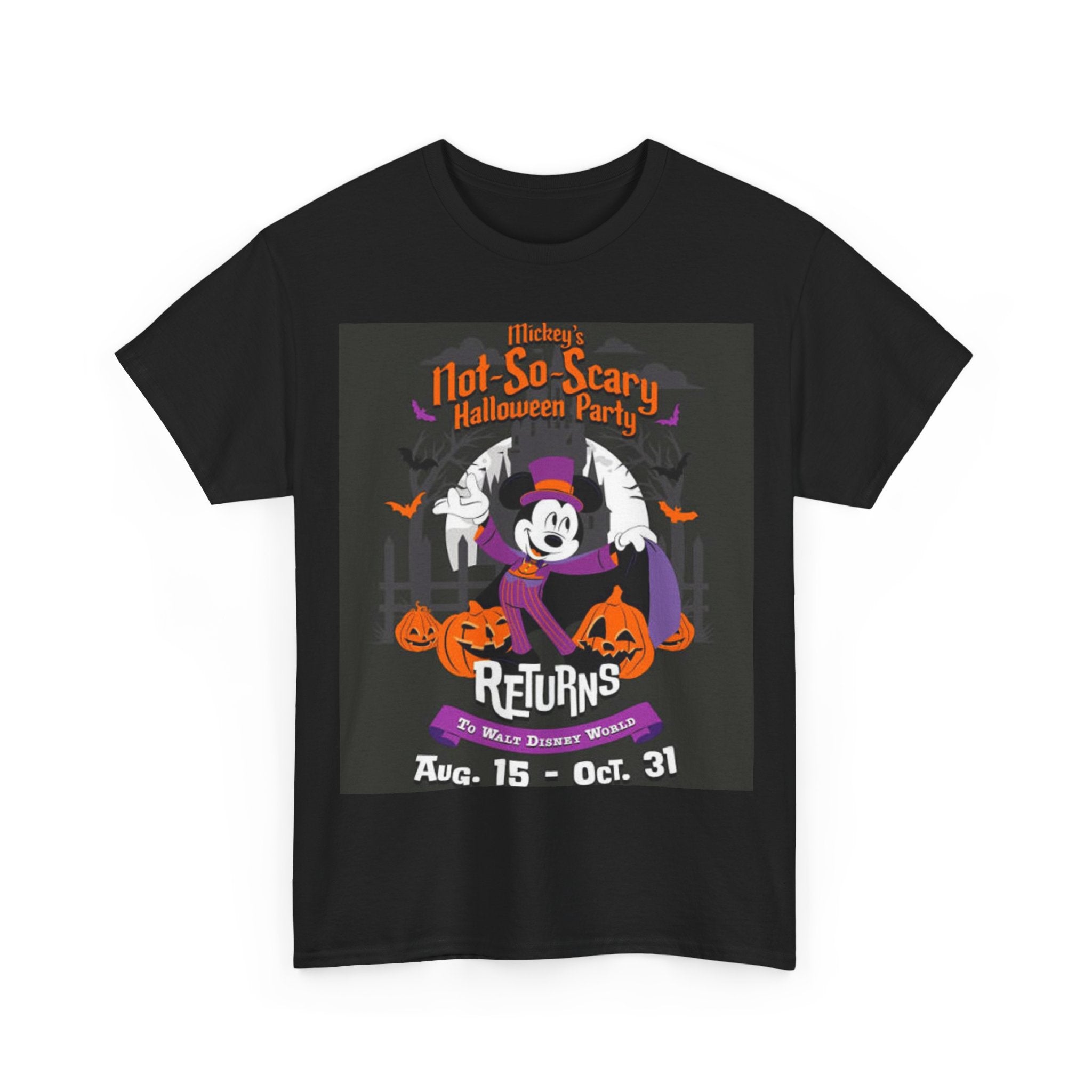 Not-So-Scary Halloween Party Tee — "Returns" Vintage Mickey Halloween Shirt