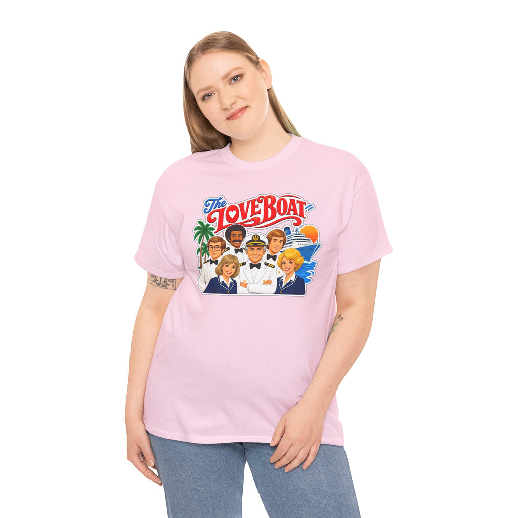 The Love Boat Crew Cotton T-Shirt — Retro TV Cruise Logo Tee