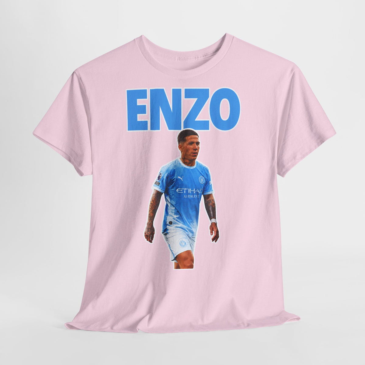 Enzo Fernandez Manchester City Inspired Cotton T-Shirt