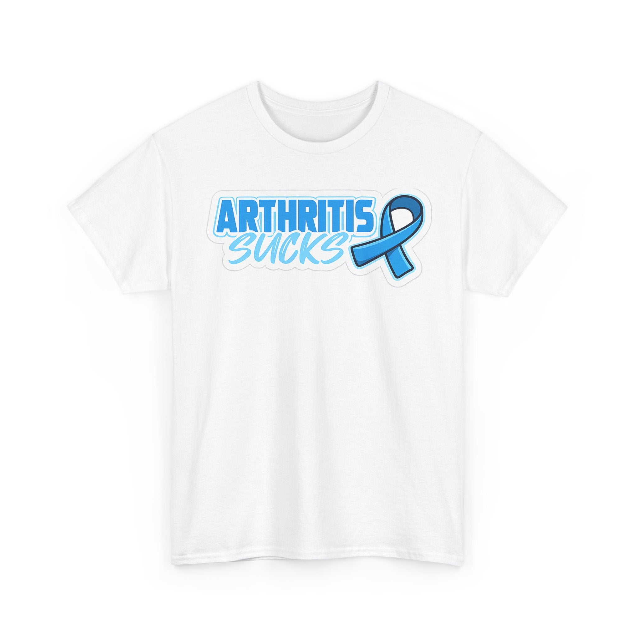 Arthritis Sucks T-Shirt with Awareness Ribbon — Arthritis Support Tee