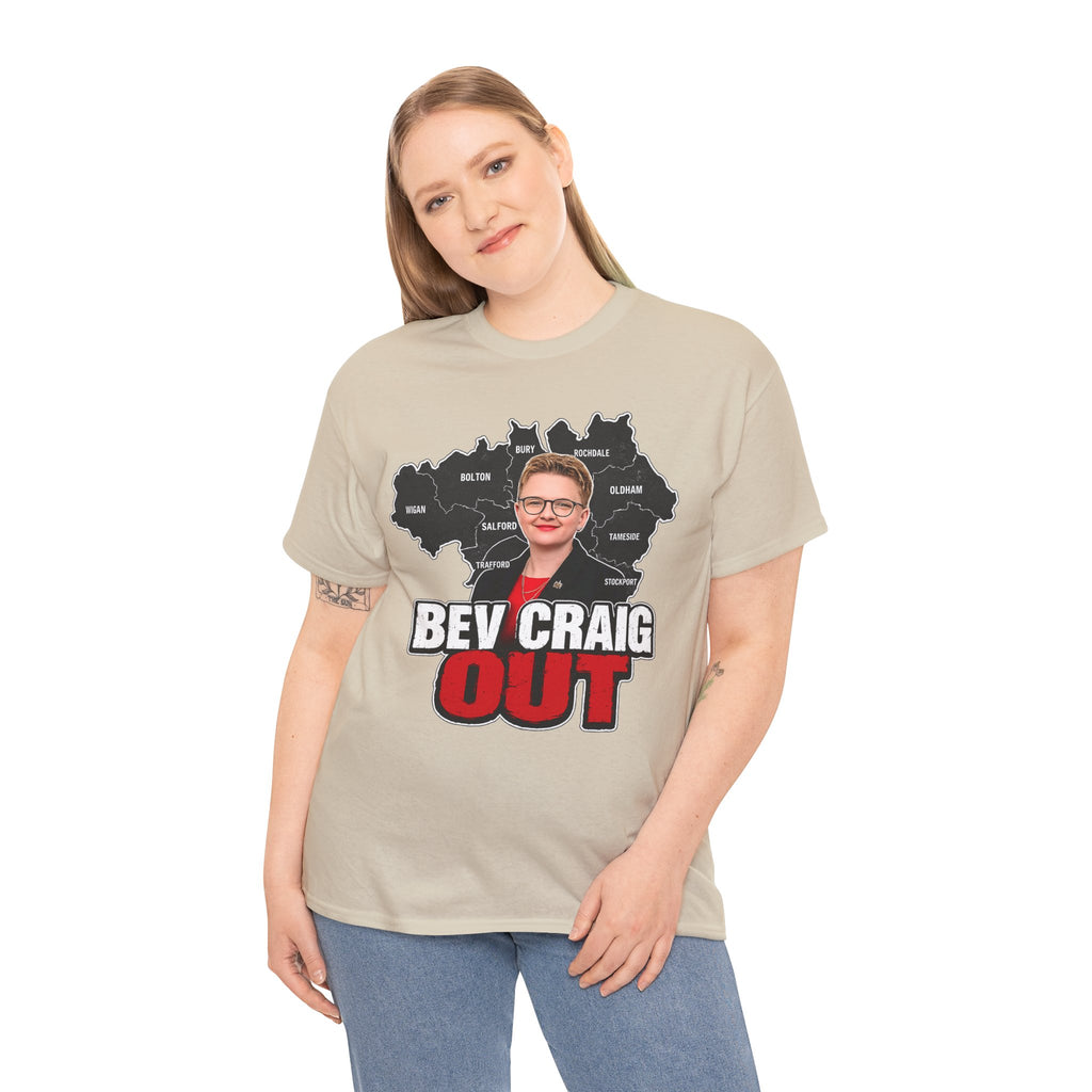 Bev Craig Out Greater Manchester Mayor Tee / T-Shirt