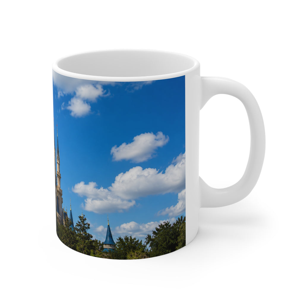 Magic Kingdom Castle Photo Coffee Mug – Scenic Fairytale Castle Ceramic Mug (11oz & 15oz)