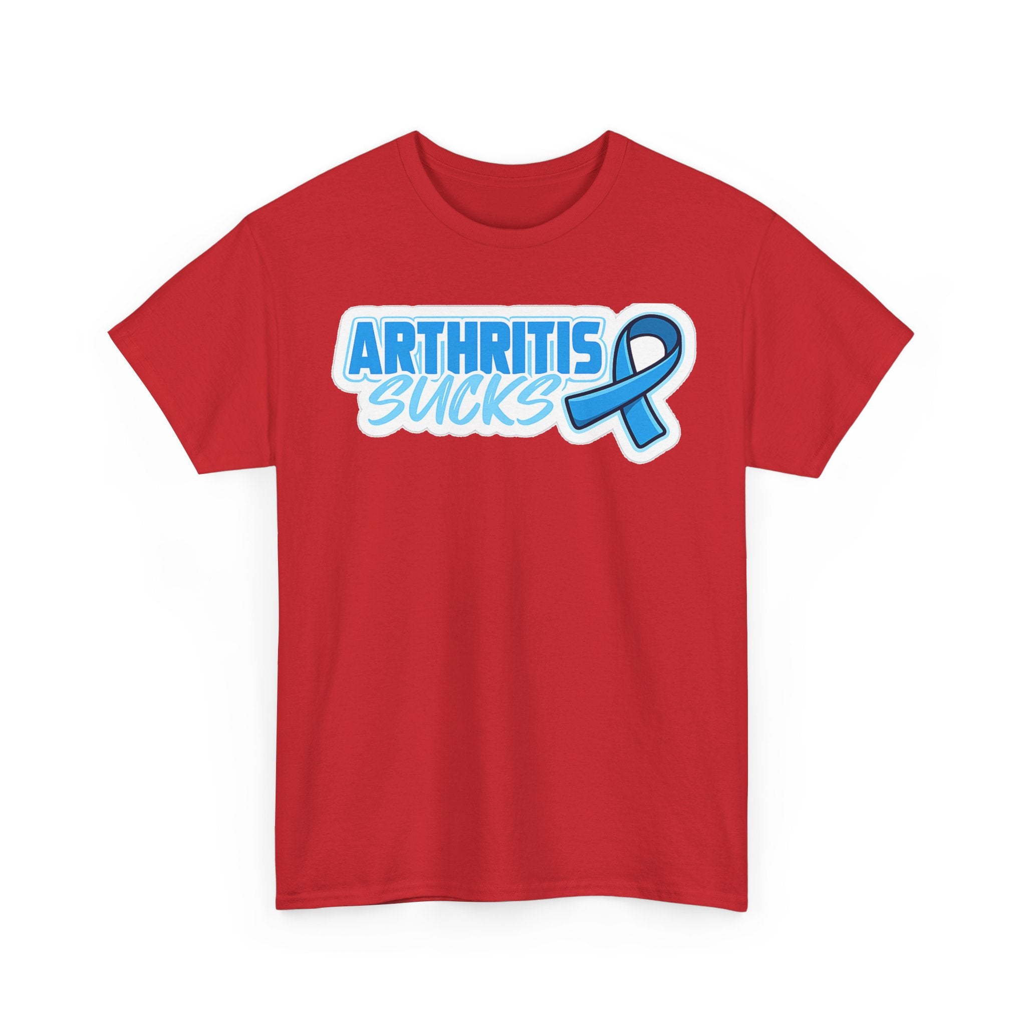 Arthritis Sucks T-Shirt with Awareness Ribbon — Arthritis Support Tee
