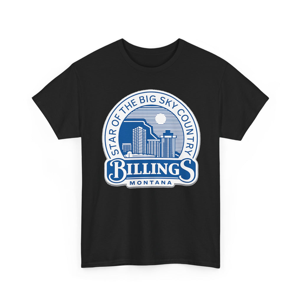Billings Montana Tee — "Star of the Big Sky Country" Retro City Skyline T-Shirt