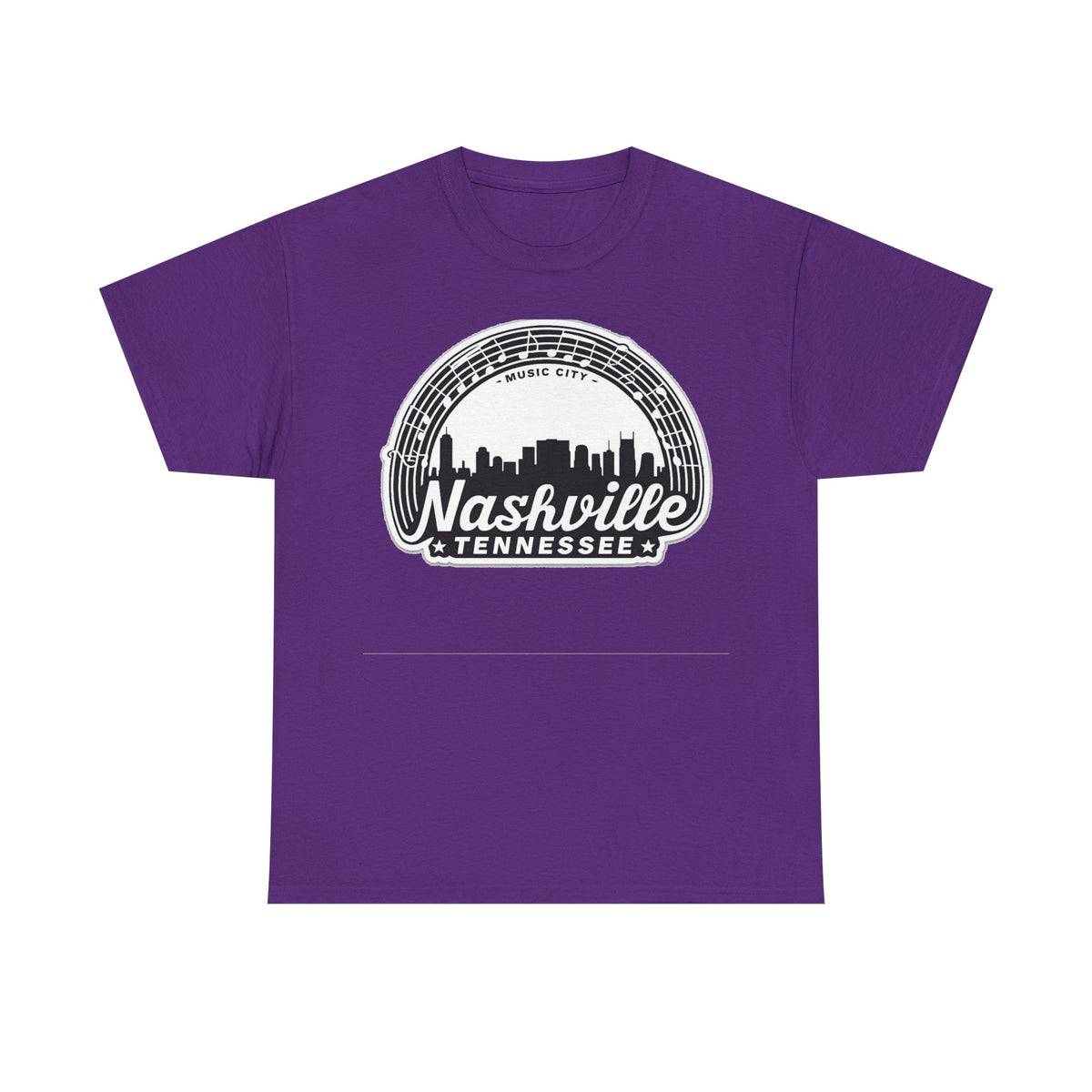 Nashville Tennessee Skyline Tee — Retro Music City Graphic Shirt