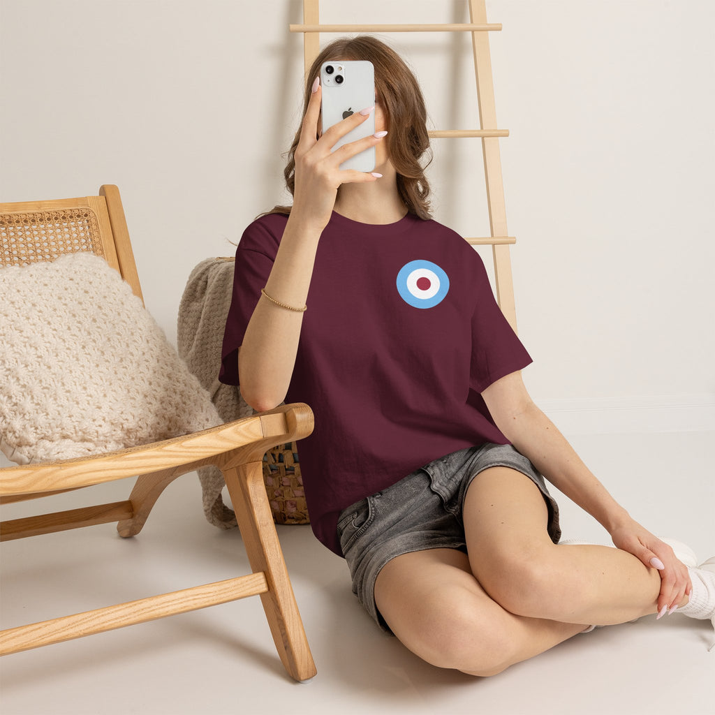 Manchester City Inspired Target Roundel Cotton T-Shirt