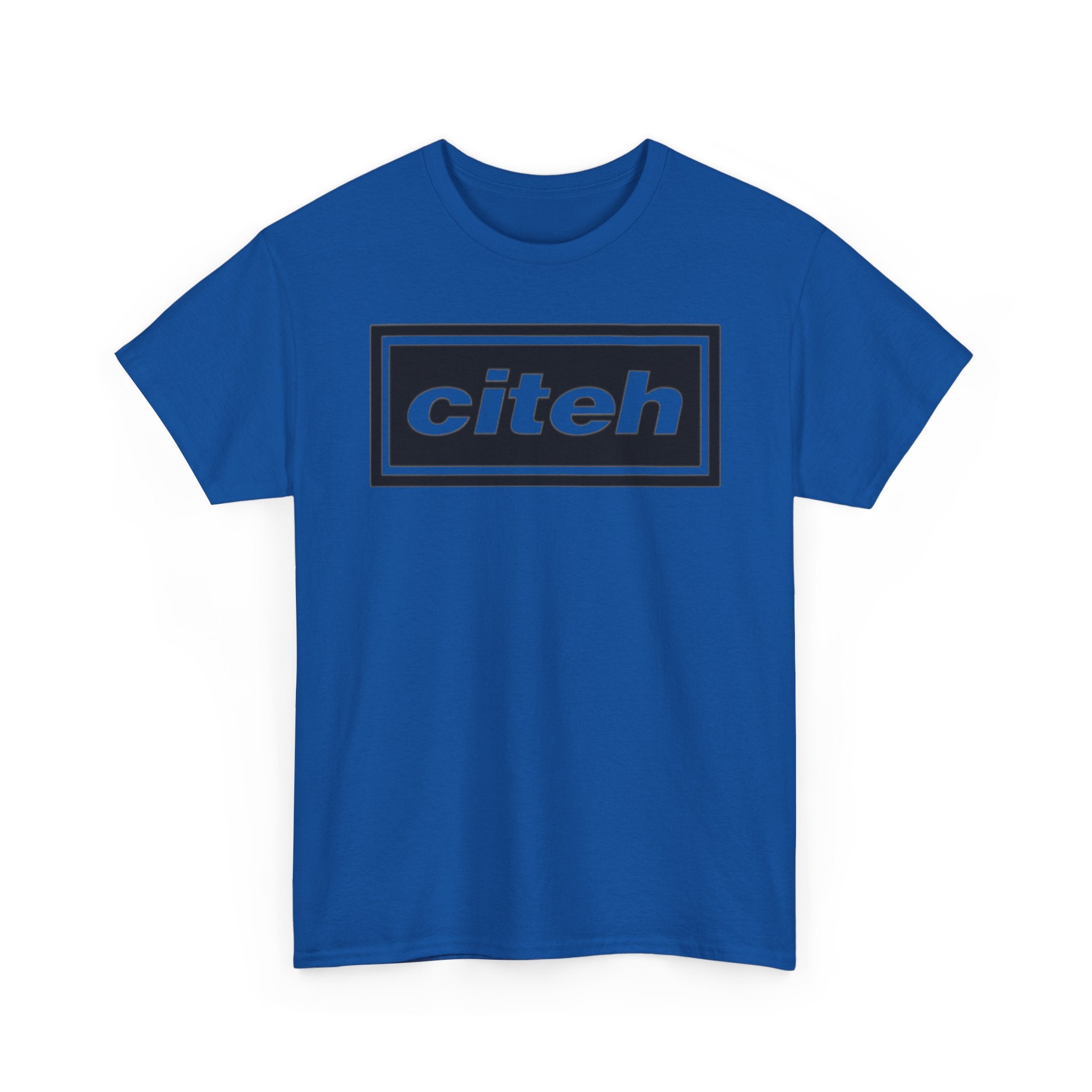 Manchester City Citeh Logo Tee — Minimalist Black Box Graphic T-Shirt