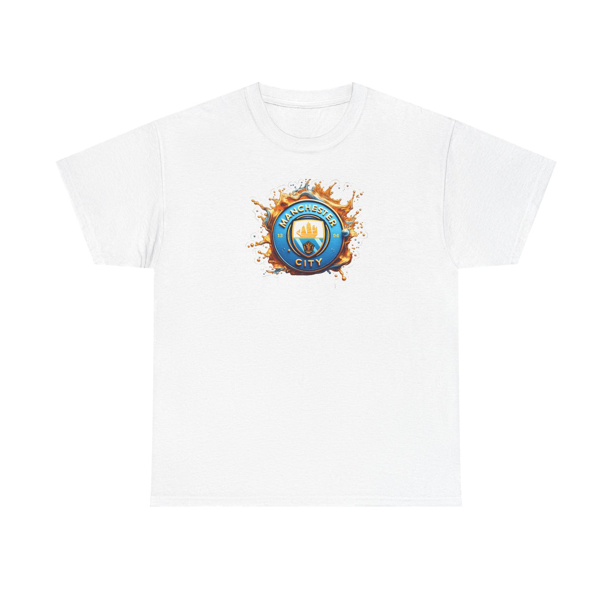 Manchester City T-Shirt – 'Eat. Sleep. City. Repeat.' Football Fan Tee