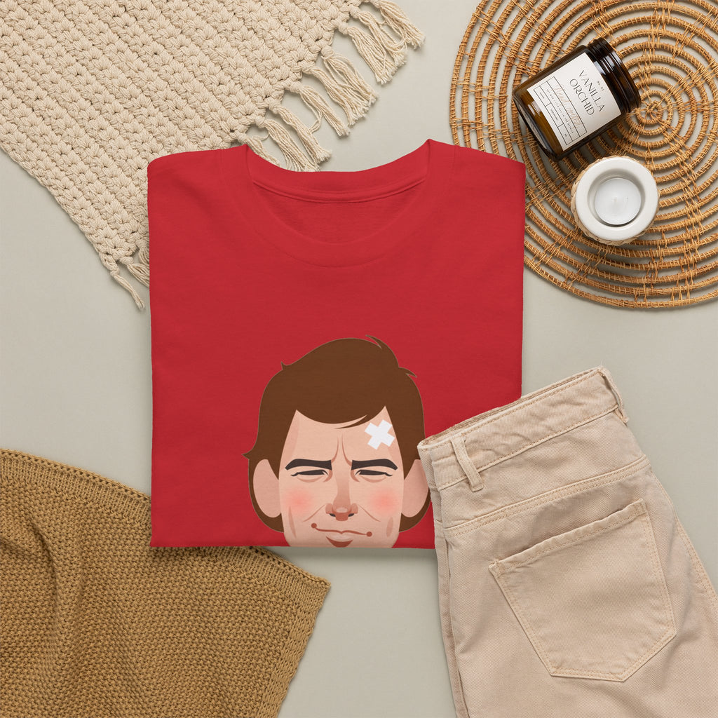 Bryan Robson Manchester United Legend Portrait Cotton T-Shirt