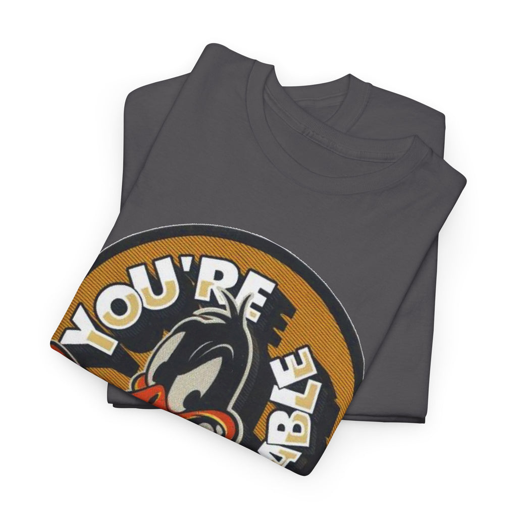 Vintage Daffy Duck Graphic Tee — “You're Despicable” Retro Cartoon Shirt