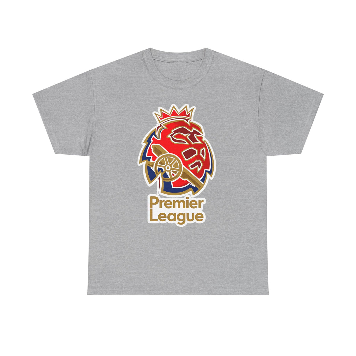 Arsenal Premier League Lion Logo T-Shirt — Soccer Fan Tee