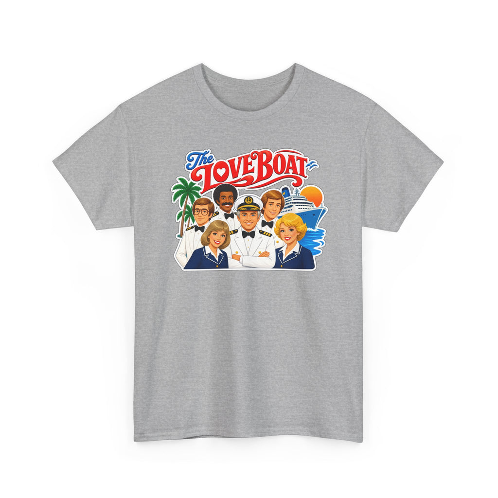The Love Boat Crew Cotton T-Shirt — Retro TV Cruise Logo Tee
