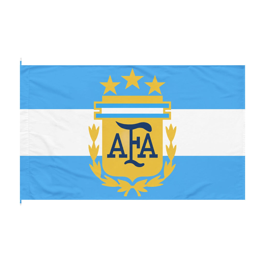 Argentina Football Flag — Double-Sided AFA Crest Banner