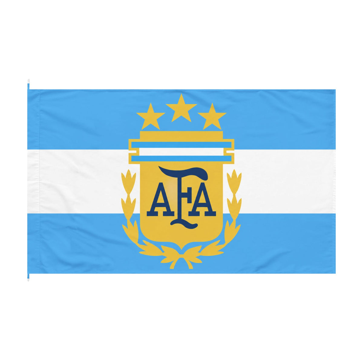 Argentina Football Flag — Double-Sided AFA Crest Banner
