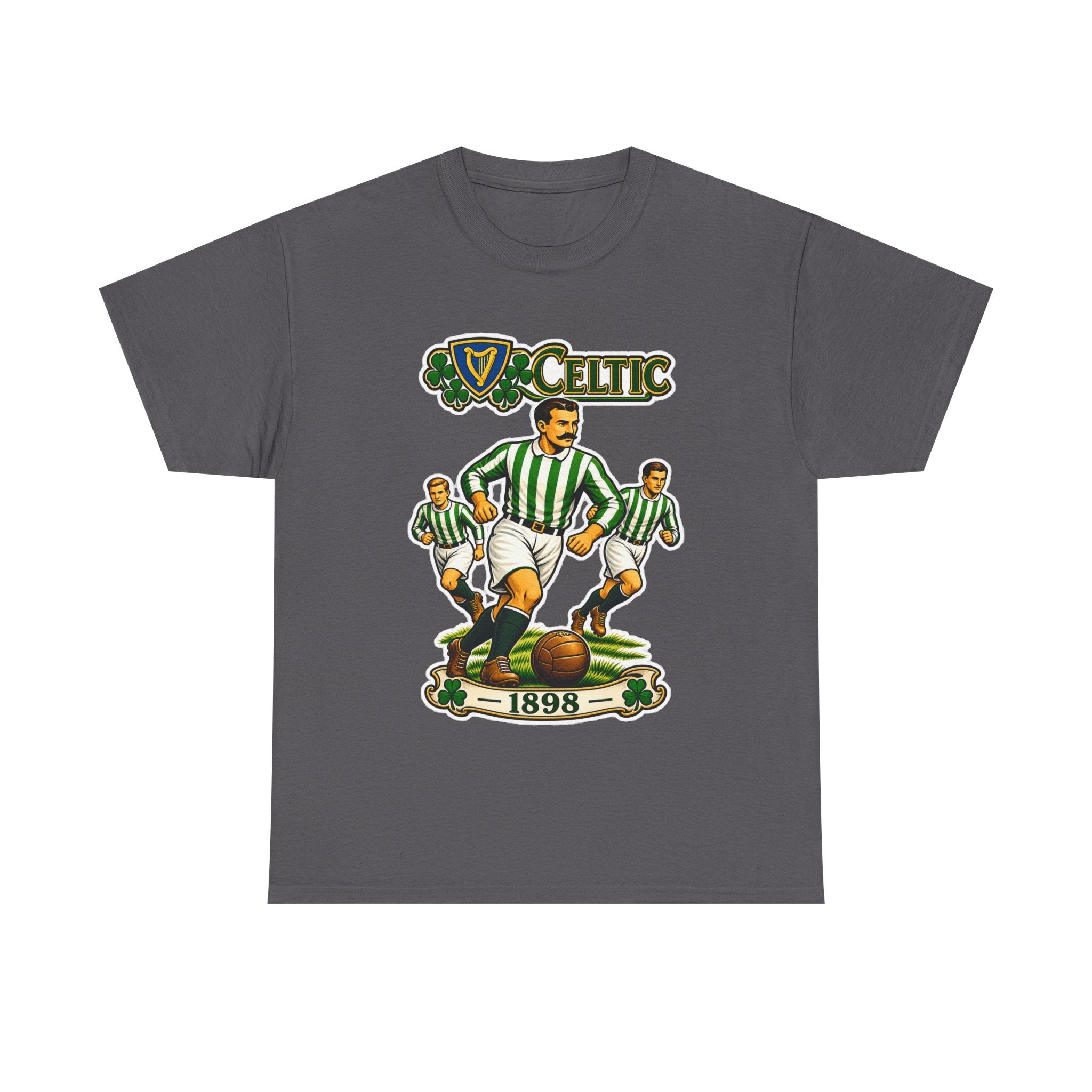 Celtic Football Retro Players Tee — 1898 Vintage Soccer Shirt